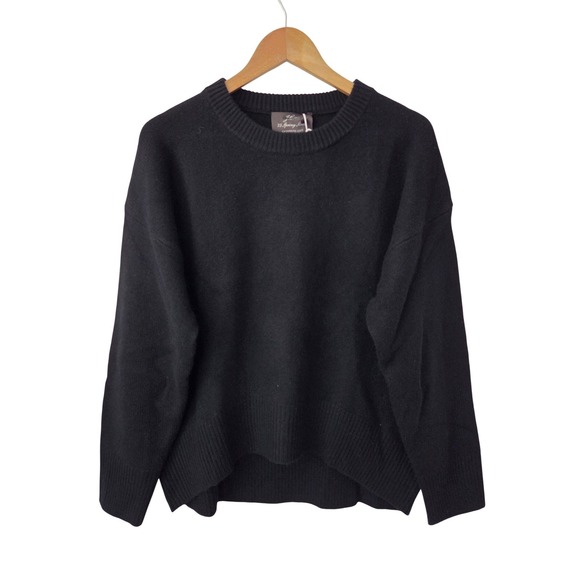 J. Crew Sweaters - J. Crew Spring Street Cashmere LuxeWeight Crew Sweater XS Black NWT $328 CO588